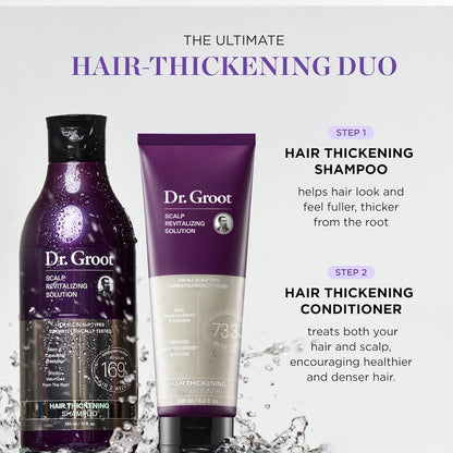 Set de champú y acondicionador Dr. Groot Thickening para la caída del cabello